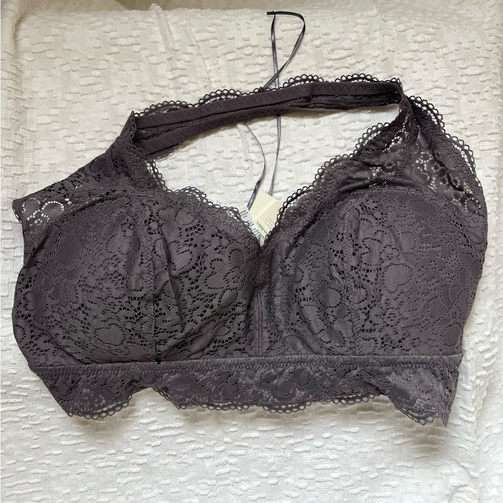 Free People lace halter bralette